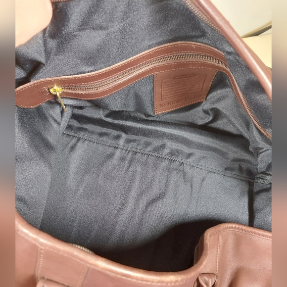 Coach Lexus Collaboration 0596 Women,Men Leather Boston Bag,Shoulder Bag Dark... - Picture 12 of 13